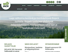 Tablet Screenshot of biojack.fi